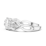 1.082 CT Round Cut Lab Grown Diamond Ring| WOKE
