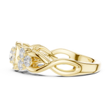 1.082 CT Round Cut Lab Grown Diamond Ring| WOKE
