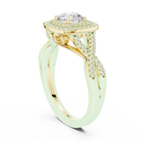 1.224 CT Round Cut Lab Grown Diamond Ring| WOKE (Copy)