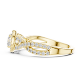 1.186 CT Round Cut Lab Grown Diamond Ring| WOKE