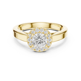 1.186 CT Round Cut Lab Grown Diamond Ring| WOKE