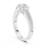 1.14 CT Round Cut Lab Grown Diamond Ring| WOKE