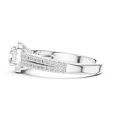 1.14 CT Round Cut Lab Grown Diamond Ring| WOKE