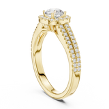 1.14 CT Round Cut Lab Grown Diamond Ring| WOKE