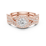 1.242 CT Round Cut Lab Grown Diamond Ring| WOKE