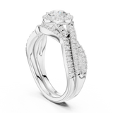 1.242 CT Round Cut Lab Grown Diamond Ring| WOKE