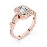 1.286 CT Round Cut Lab Grown Diamond Ring| WOKE