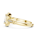 1.286 CT Round Cut Lab Grown Diamond Ring| WOKE
