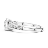 1.187 CT Round Cut Lab Grown Diamond Ring| WOKE