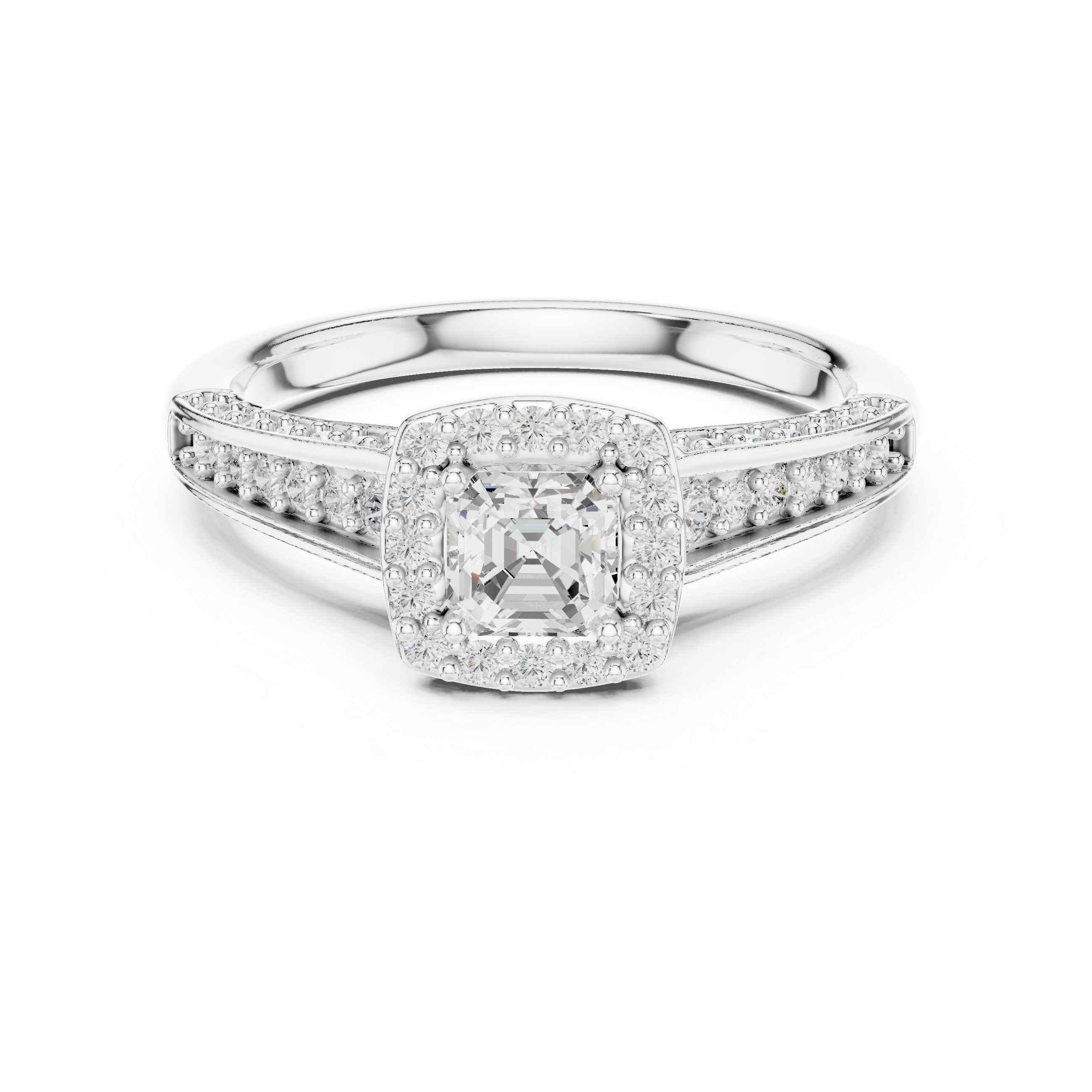 1.187 CT Round Cut Lab Grown Diamond Ring| WOKE