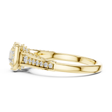 1.187 CT Round Cut Lab Grown Diamond Ring| WOKE