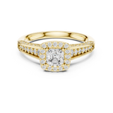 1.187 CT Round Cut Lab Grown Diamond Ring| WOKE