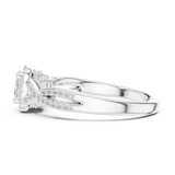 0.688  CT Round Cut Lab Grown Diamond Ring| WOKE