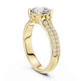 1.86 CT Round Cut Lab Grown Diamond Ring| WOKE
