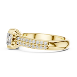 1.86 CT Round Cut Lab Grown Diamond Ring| WOKE