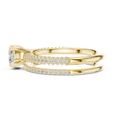 1.022 CT Round Cut Lab Grown Diamond Ring| WOKE