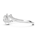 0.996 CT Round Cut Lab Grown Diamond Ring| WOKE