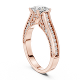1.706CT Princess Cut Lab Grown Diamond Ring| WOKE