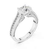 1.706CT Princess Cut Lab Grown Diamond Ring| WOKE