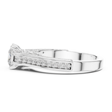 1.706CT Princess Cut Lab Grown Diamond Ring| WOKE