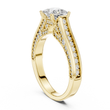 1.706CT Princess Cut Lab Grown Diamond Ring| WOKE