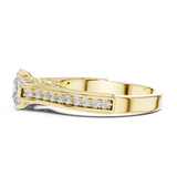 1.706CT Princess Cut Lab Grown Diamond Ring| WOKE