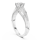 1.156 CT Princess Cut Lab Grown Diamond Ring| WOKE
