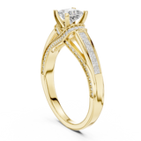 1.156 CT Princess Cut Lab Grown Diamond Ring| WOKE