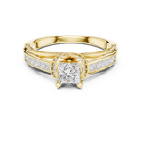 1.156 CT Princess Cut Lab Grown Diamond Ring| WOKE