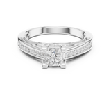 0.922 CT Radiant Cut Lab Grown Diamond Ring| WOKE