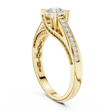 0.922 CT Radiant Cut Lab Grown Diamond Ring| WOKE