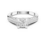 0.922 CT Radiant Cut Lab Grown Diamond Ring| WOKE