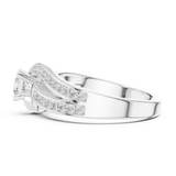 0.924 CT Round Cut Lab Grown Diamond Ring| WOKE