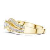 0.924 CT Round Cut Lab Grown Diamond Ring| WOKE