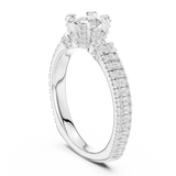1.194 CT Round Cut Lab Grown Diamond Ring| WOKE