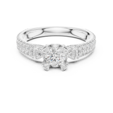1.194 CT Round Cut Lab Grown Diamond Ring| WOKE