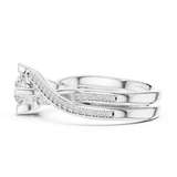0.936 CT Round Cut Lab Grown Diamond Ring| WOKE