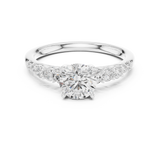 1.4 CT Round Cut Lab Grown Diamond Ring| WOKE