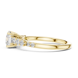 1.4 CT Round Cut Lab Grown Diamond Ring| WOKE