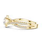 1.122 CT Round Cut Lab Grown Diamond Ring| WOKE