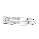 0.822 CT Round Cut Lab Grown Diamond Ring| WOKE