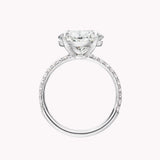 5 carat GRA certified moissanite diamond ring | Moissanite ring in 14k gold |  GRA certified moissanite diamond