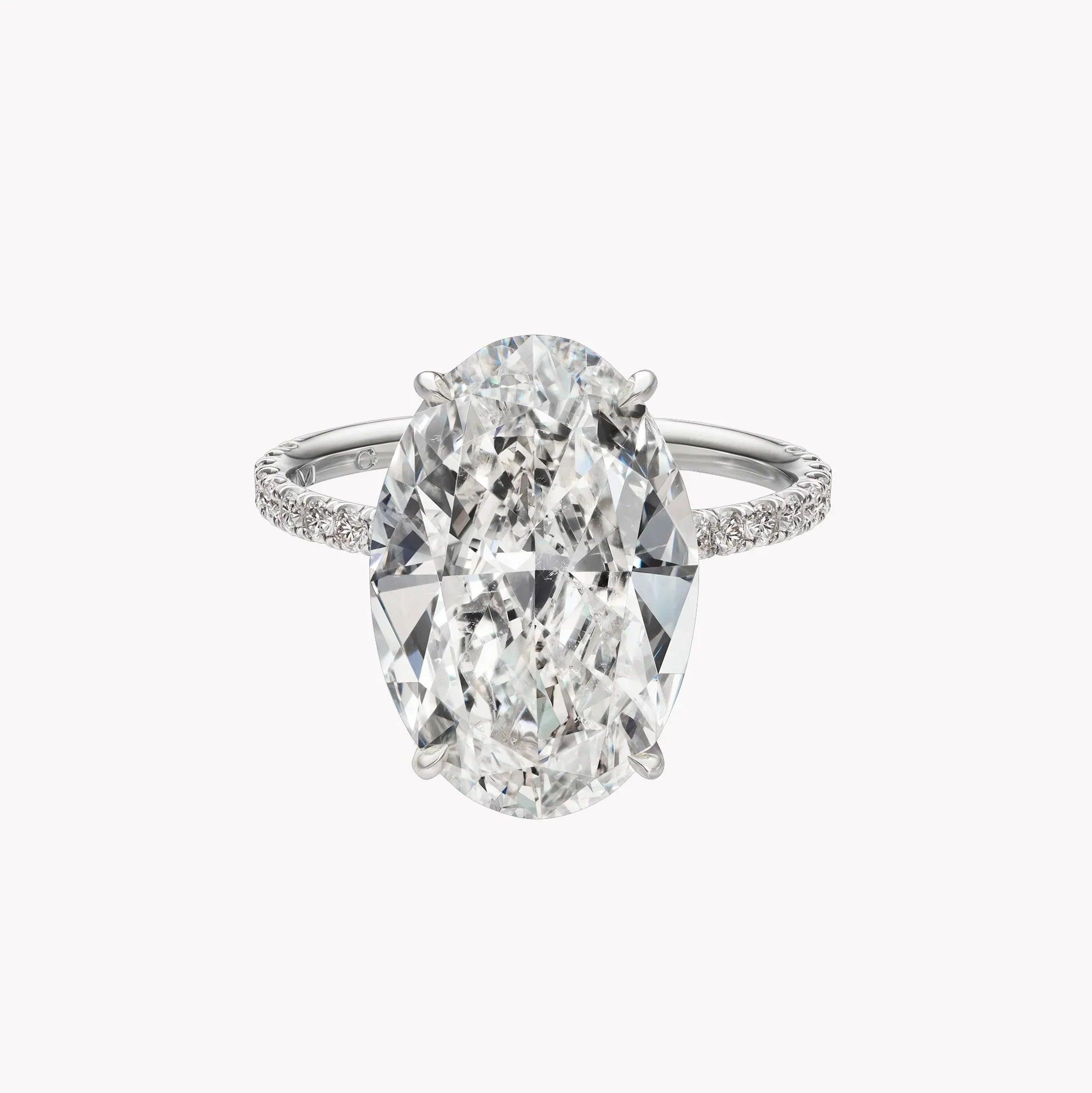 GRA certified moissanite diamond