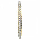 Solitaire bangles in 925 sterling silver (15 pointer) | Certfied diamonds| Moissanite Bangles