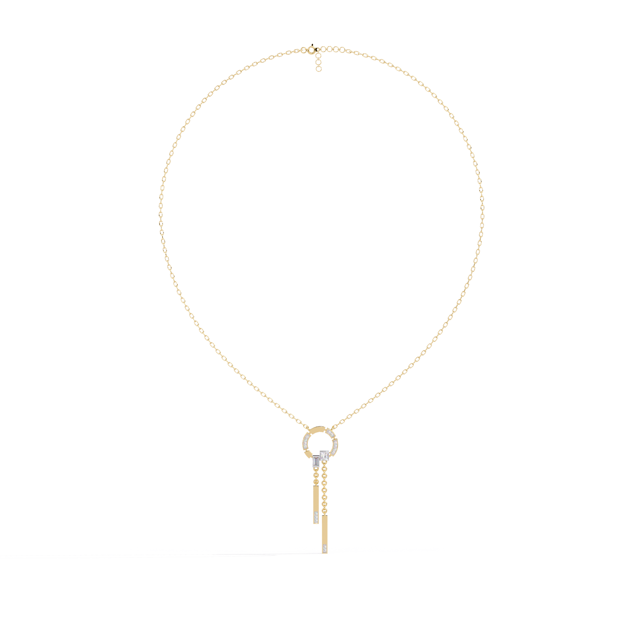 WOKE™ 14k honey drop diamond necklace in 14k Gold