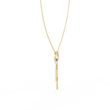 WOKE™ 14k honey drop diamond necklace in 14k Gold