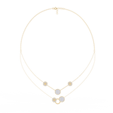 WOKE™ 14k layered glory diamond necklace in 14k Gold