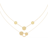 WOKE™ 14k layered glory diamond necklace in 14k Gold