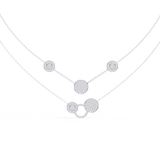 WOKE™ 14k layered glory diamond necklace in 14k Gold