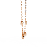 WOKE™ 14k CHARMS glory diamond oval chain in 14k Gold